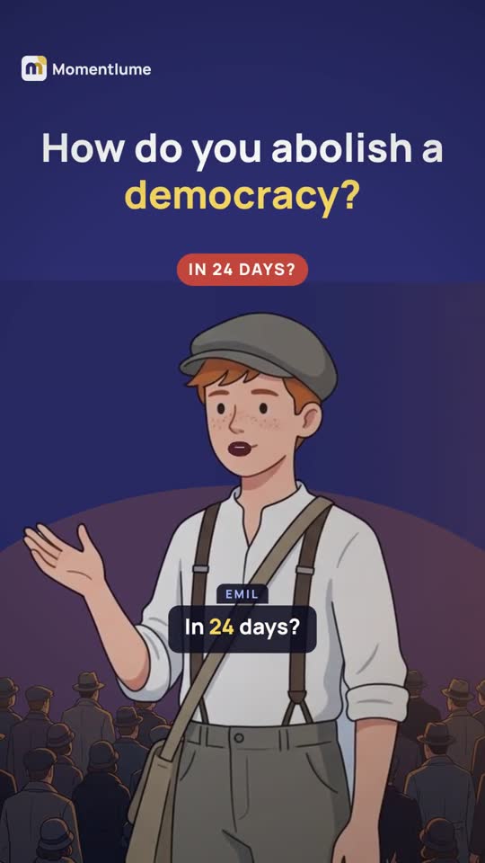 Emil asks how you abolish a democracy